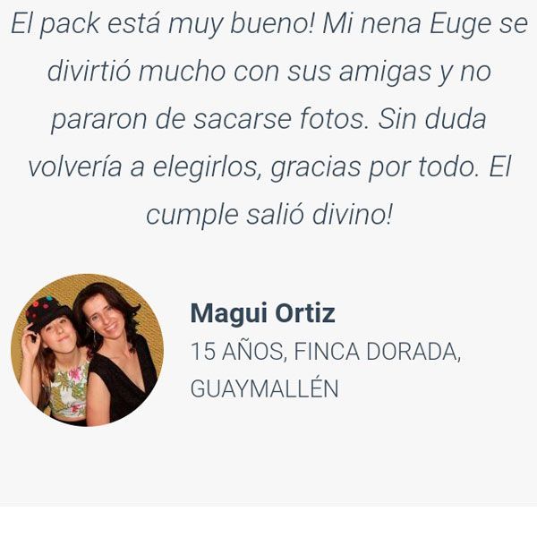 Magui Ortiz Reseña Fiesta